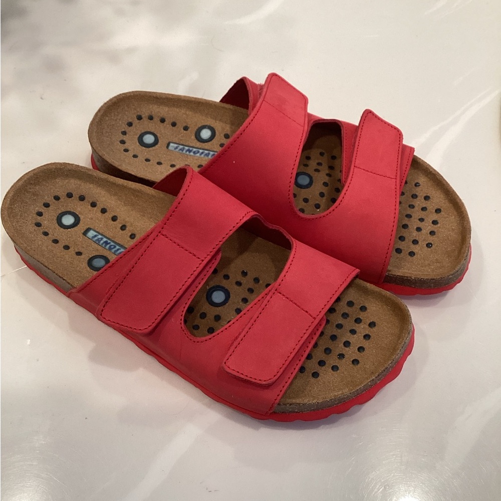 Sanosan Red Casual Sandals